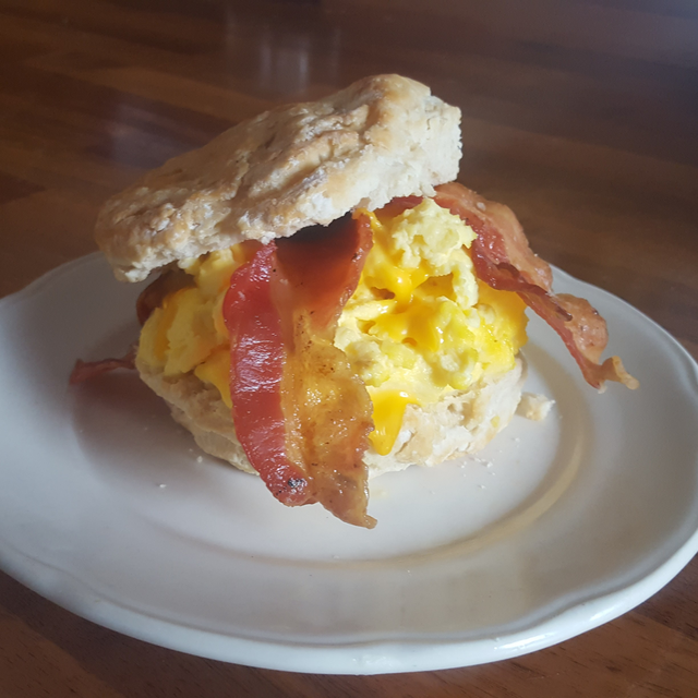 World Famous Breakfast Biscuit.