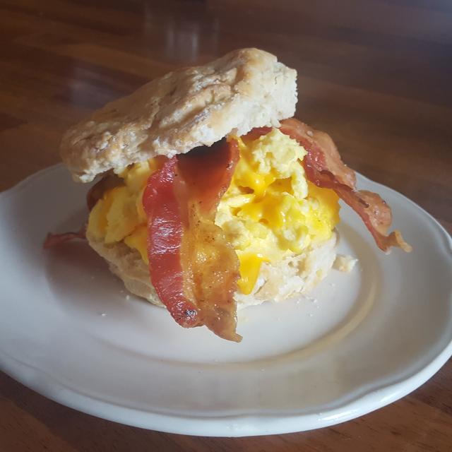 World Famous Breakfast Biscuit.